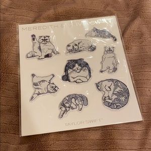 Taylor Swift puffy sticker cats set